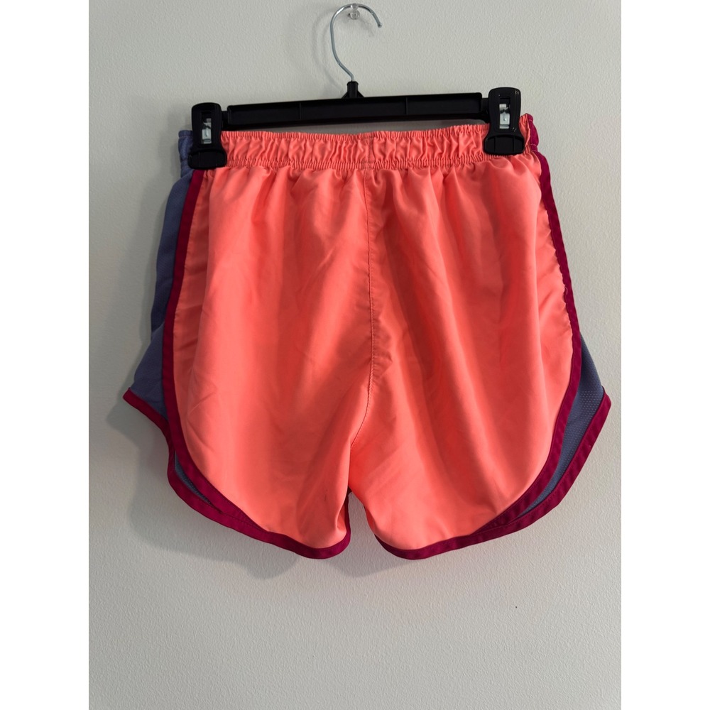 Nike‎ Dri-FIT Tempo Shorts Womens Small neon Mesh Running Activewear - Picture 2 of 5